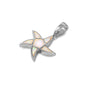 Silver Lab Opal Pendant - Starfish