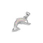 Silver Lab Opal Pendant - Dolphin