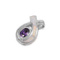 Silver Lab Opal Pendant