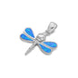 Silver Lab Opal Pendant - Dargonfly
