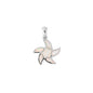 Silver Lab Opal Pendant - Starfish