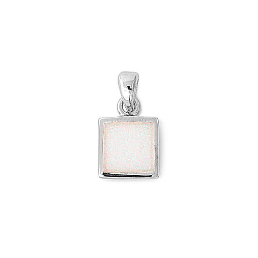 Silver Lab Opal Pendant