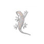 Silver Lab Opal Pendant - Lizard