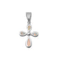 Silver Lab Opal Pendant