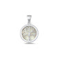 Silver Lab Opal Pendant - Tree of Life