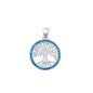 Silver Lab Opal Pendant - Tree of Life