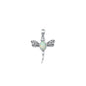 Silver Lab Opal Pendant - Dragonfly