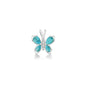 Silver Stone Pendant - Butterfly
