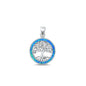 Silver Lab Opal Pendant - Tree of Life