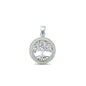 Silver Lab Opal Pendant - Tree of Life