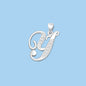 Silver Initial Pendant - Y