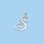 Silver Initial Pendant - S