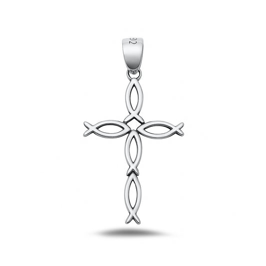 Silver Pendant - Celtic Cross