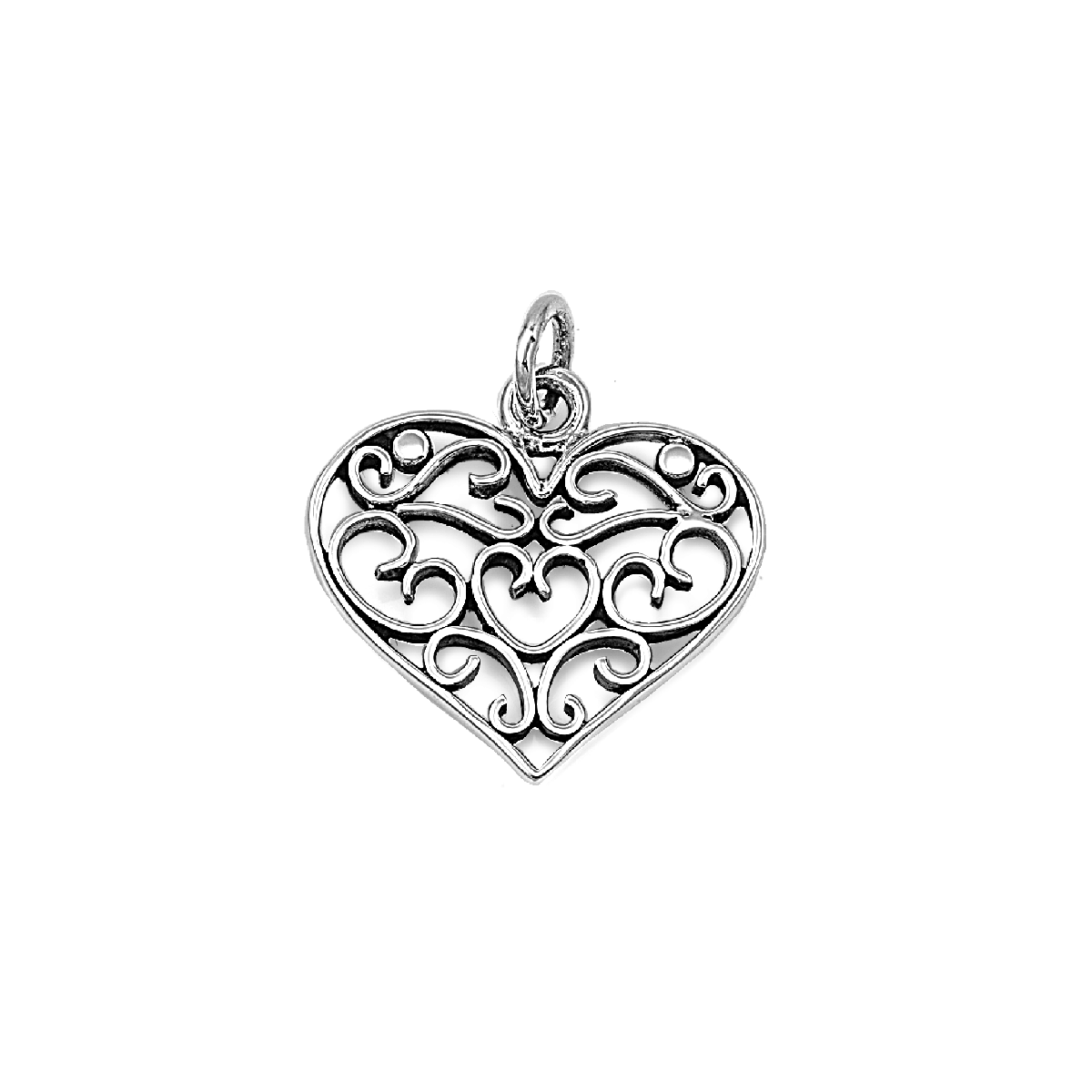 Silver Pendant - Heart
