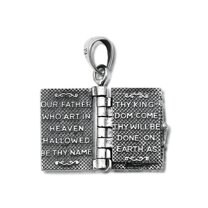 Silver Pendant - Prayer Book (English)
