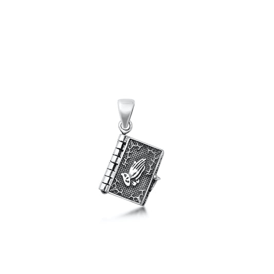 Silver Pendant - Prayer Book (English)