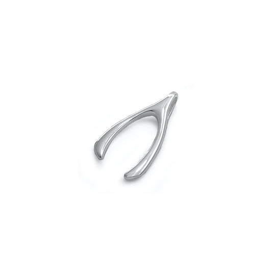 Silver Pendant - Wishbone