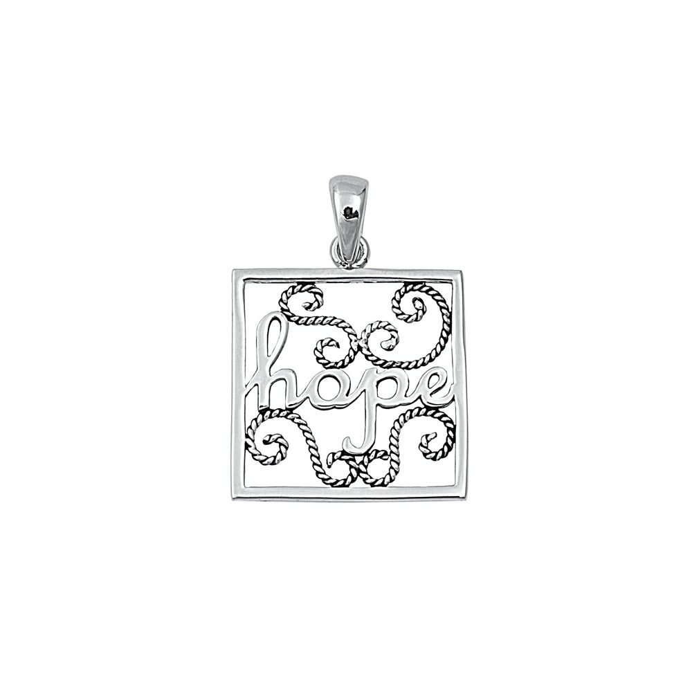 Silver Pendant - Hope