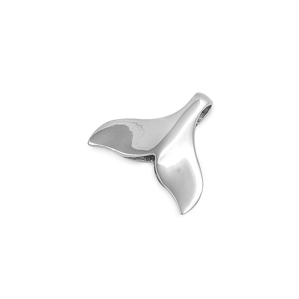 Silver Pendant - Whale Tail