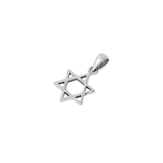 Silver Pendant - Star of David