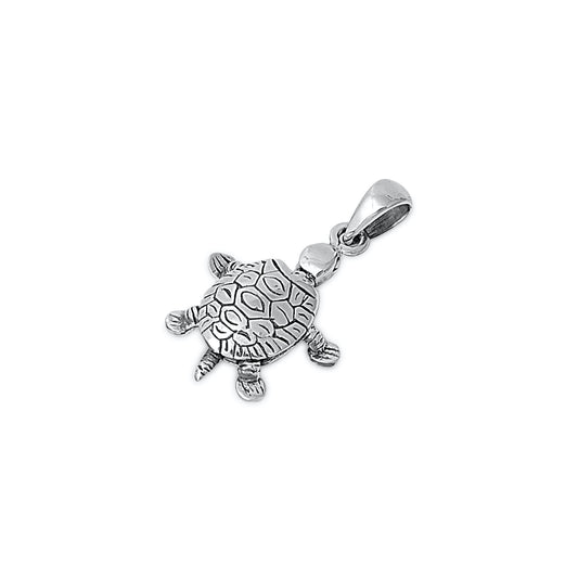 Silver Pendant - Turtle
