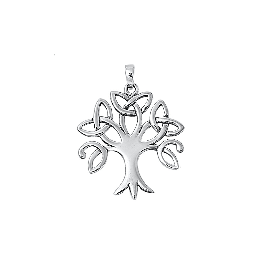 Silver Pendant - Trinity Tree