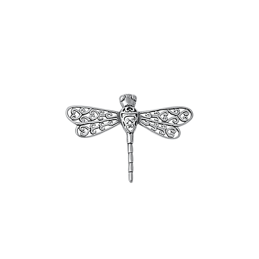 Silver Pendant - Dragonfly