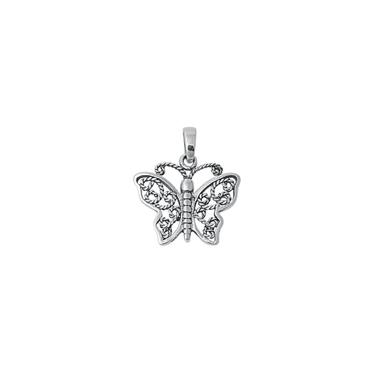 Silver Pendant - Butterfly