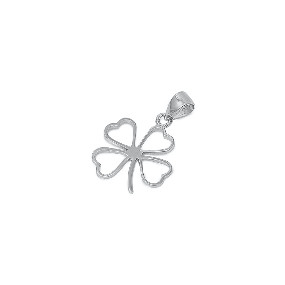 Silver Pendant -Clover