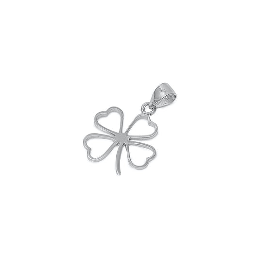 Silver Pendant -Clover