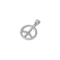 Silver Pendant - Peace Sign