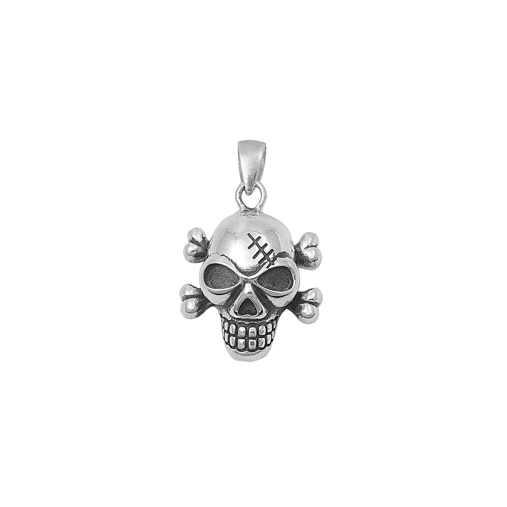Silver Pendant - Skull Head