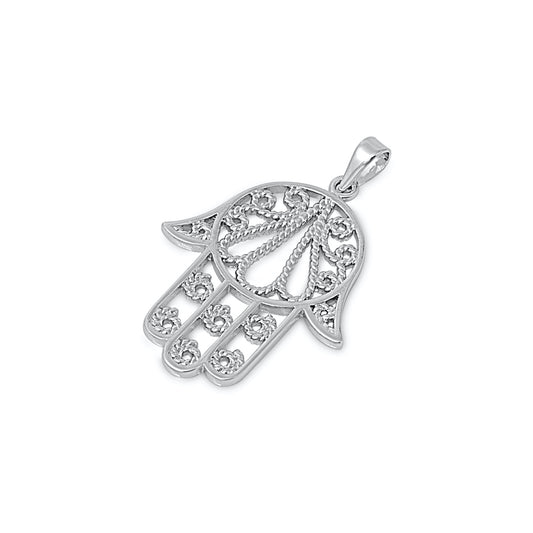 Silver Pendant - Hand of God