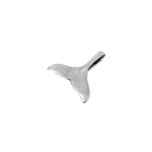 Silver Pendant - Whale Tail
