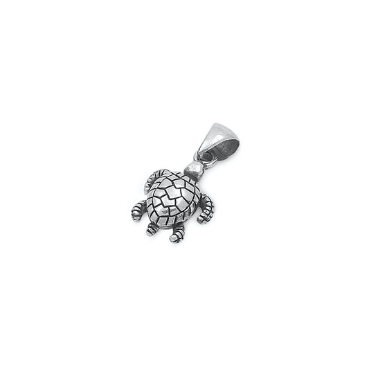 Silver Pendant - Turtle