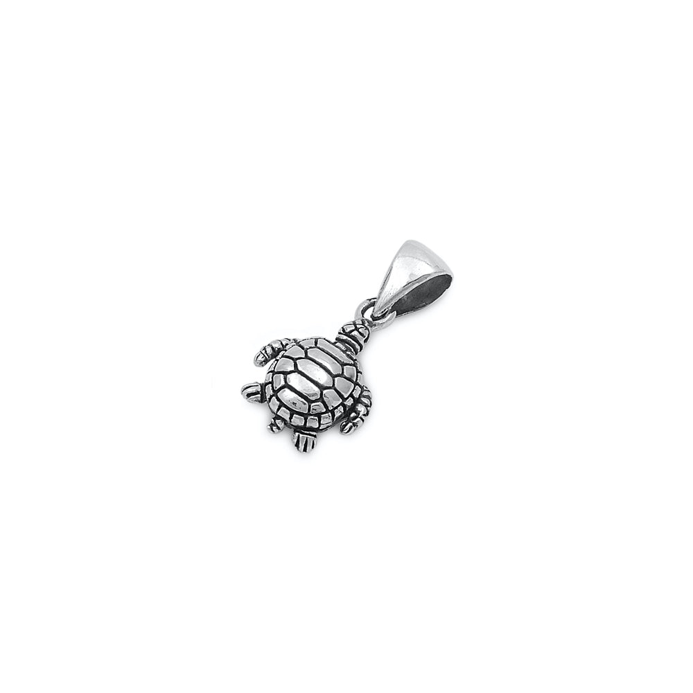 Silver Pendant - Turtle
