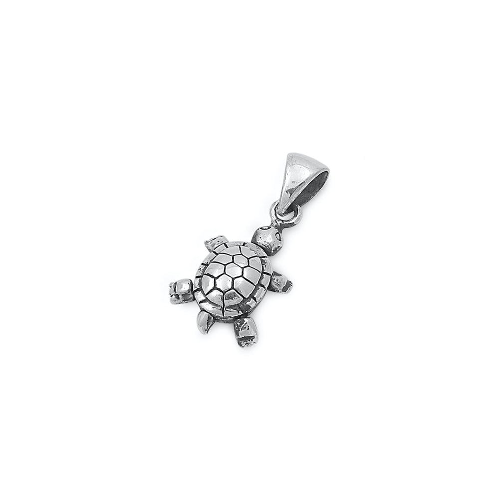 Silver Pendant - Turtle