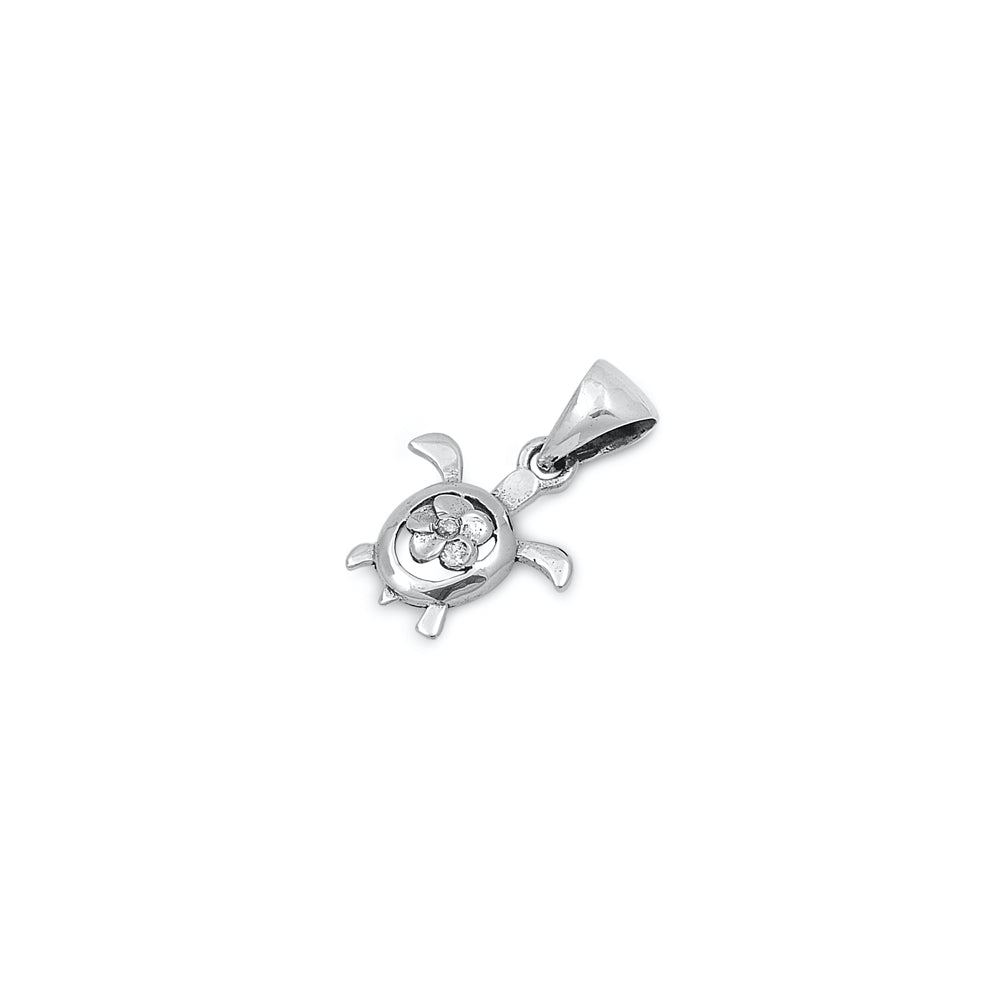 Silver Pendant - Turtle