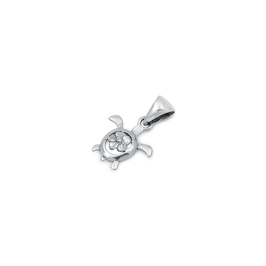 Silver Pendant - Turtle