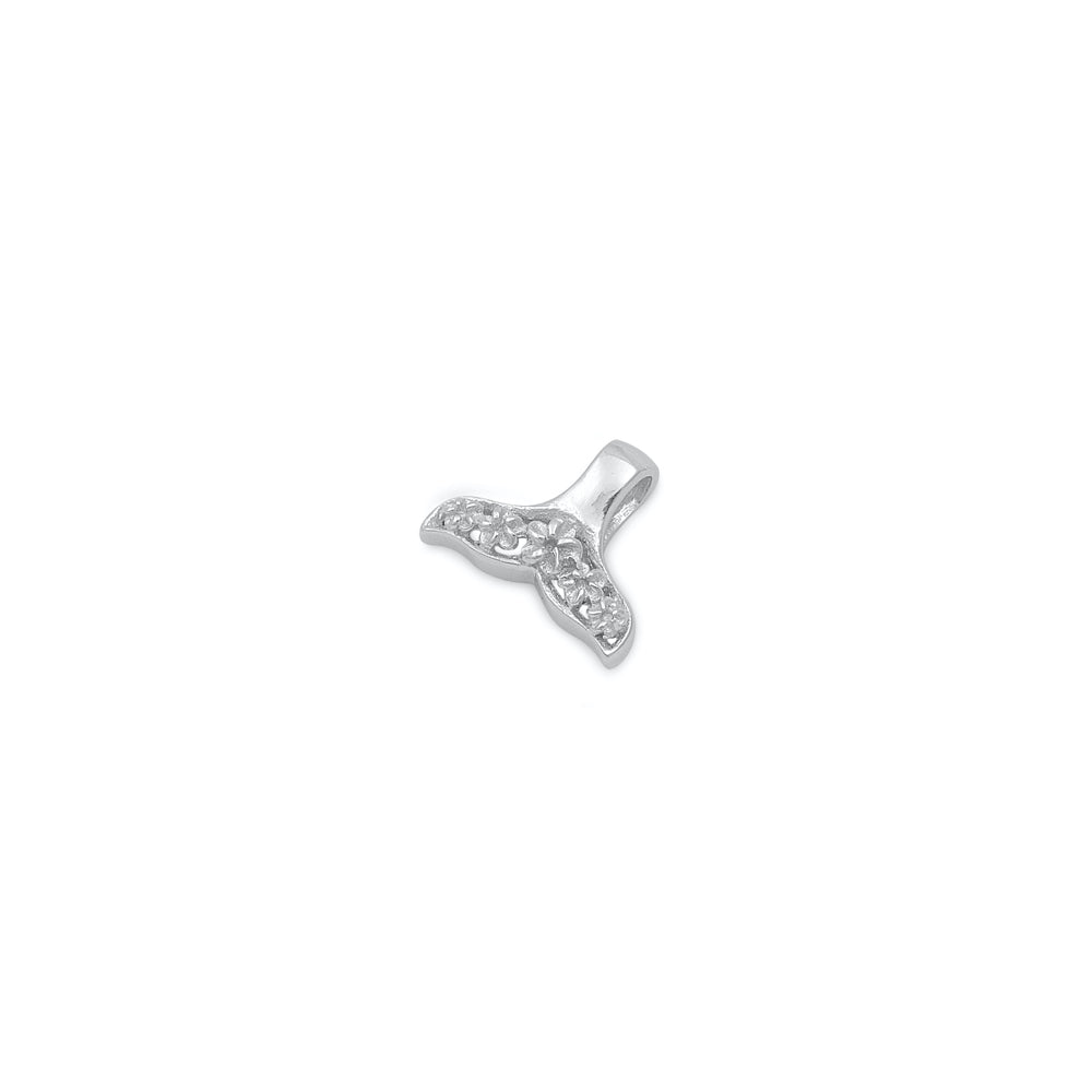 Silver Pendant - Whale Tail