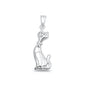Silver Pendant - Cat