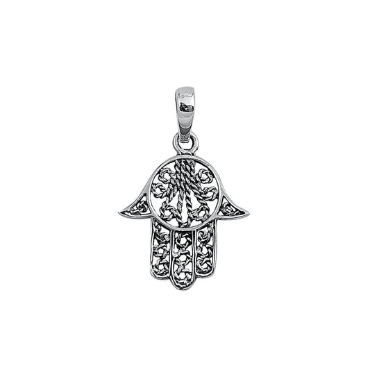 Silver Pendant - Hand of God