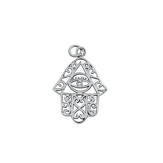 Silver Pendant - Hand of God