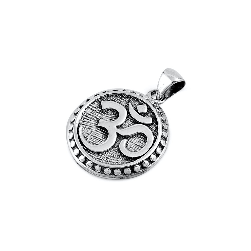 Silver Pendant - Om