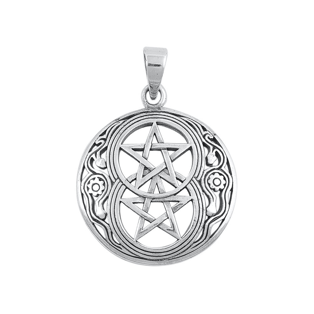 Silver Pendant - Devil Star