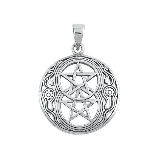 Silver Pendant - Devil Star