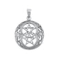 Silver Pendant - Devil Star