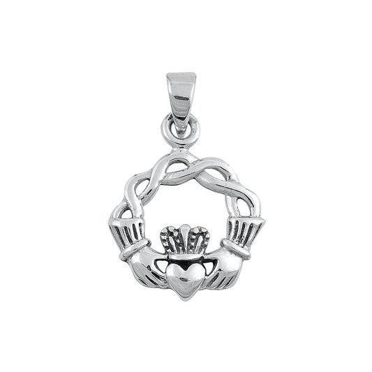 Silver Pendant - Claddagh
