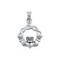 Silver Pendant - Claddagh