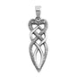 Silver Pendant - Snakes